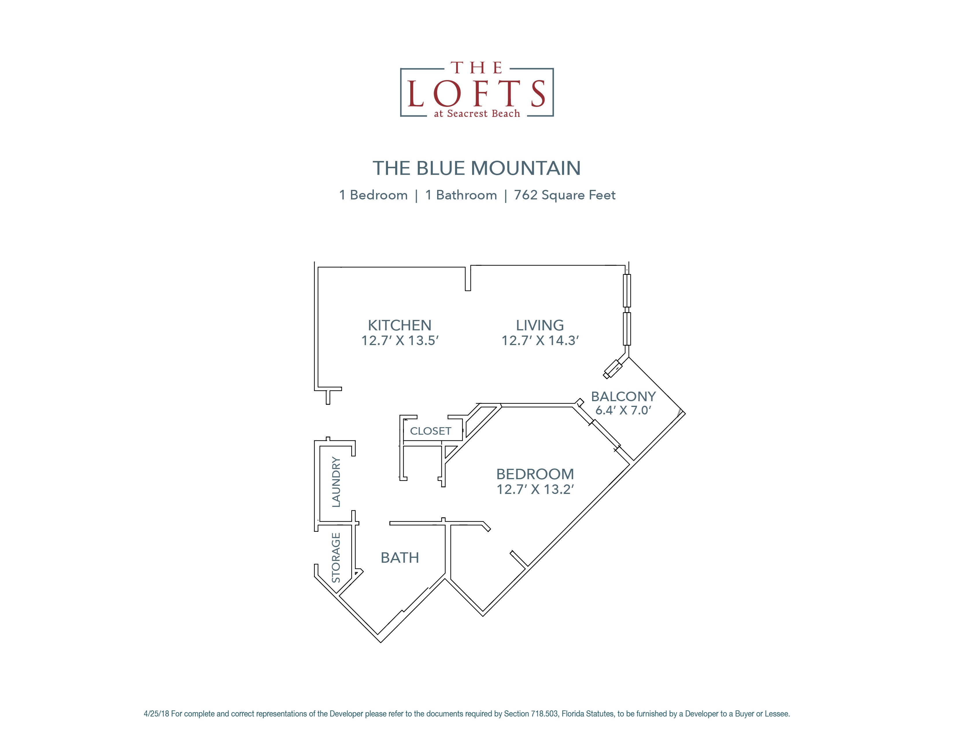 The Blue Mountain Floor Plan 4